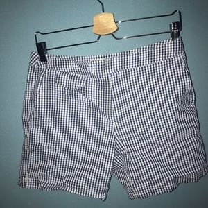 J. Crew swim trunks men’s 29 seersucker pattern